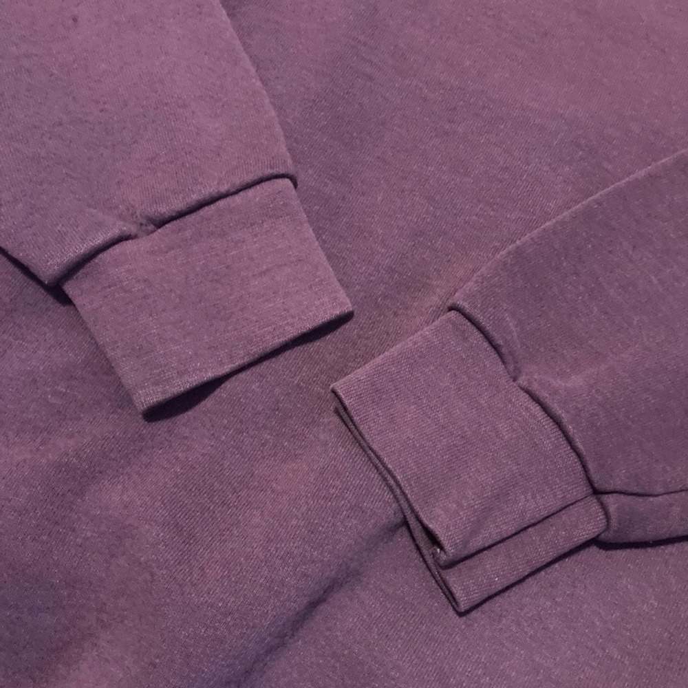 Vintage 90s Lee Sport Baltimore fleece crewneck plum sun faded M/21 - Picture 5 of 8